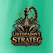 Listopadový stratég se štírem a šachovým králem