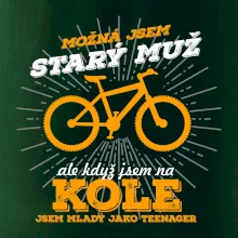 Starý muž - horské kolo