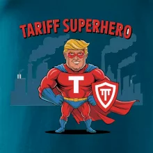 Tariff Superhero Trump