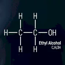 Molekulární struktura Ethanol