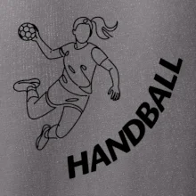 Handball nápis šikmo 1