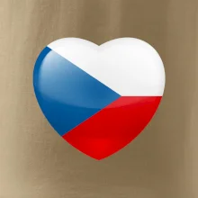 Česká vlajka srdce
