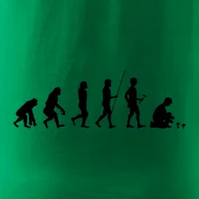 Evoluce houbař muž