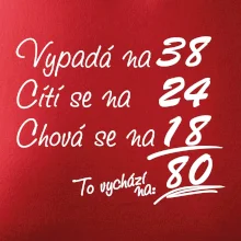 Vypadá, cítí se, chová se - 80 let