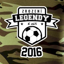 Zrození fotbalové legendy - tvůj den a rok narození