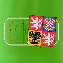 ČR znak na ledě