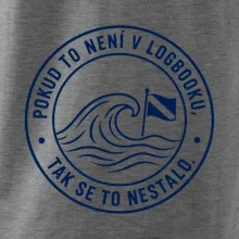 Pokud to není v logbooku kruhové razítko s vlnou a vlajkou