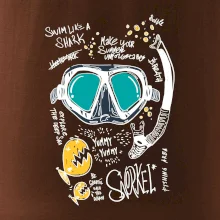 Potapěčské brýle text