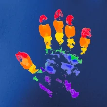 LGBT hand print