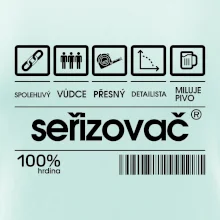 Čárový kód - seřizovač