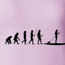 Evoluce paddleboard žena