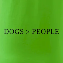 Dogs > People