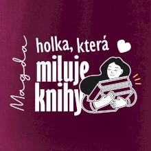 Černobílá holka, která miluje knihy - Vaše jméno Černobílá holka, která miluje knihy - Vaše jméno