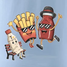 Souboj o hranolky kečup tatarka