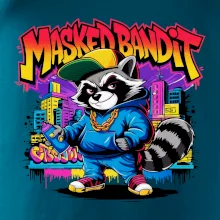 Mýval - masked bandit grafitti