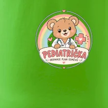 Pediatrička ordinace plná úsměvů - medvídek a duha