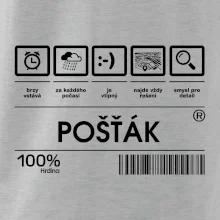 Čárový kód pošťák