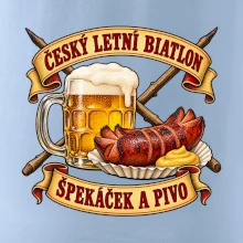 Český letní biatlon špekáček a pivo