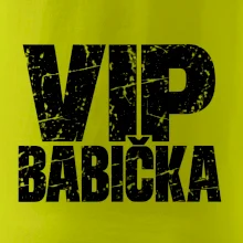 VIP babička černá grunge typografie