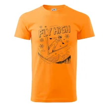 Černobílý skokan fly high