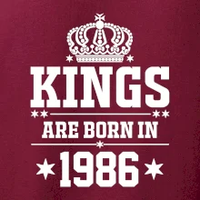 Kings are born in 1986