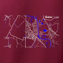 Neratovice - Mapa s vodními toky