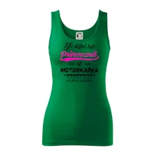Je těžké být princezna - motorkářka Je těžké být princezna - motorkářka