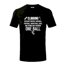 Climbing beacause one ball