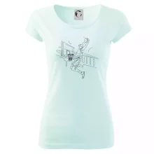 Basketbalista jedním tahem - výskok