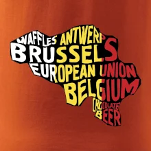 Mapy - názvy měst - Belgie