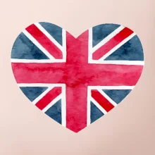 Britské srdce malované
