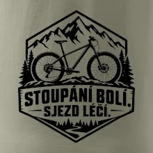 Stoupání bolí sjezd léčí - horské kolo