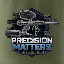 Technický nákres precision matters paintball