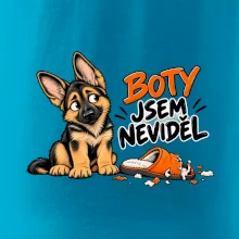 Boty jsem neviděl - štěně vlčáka