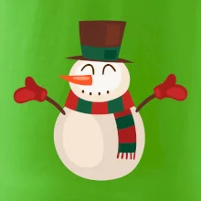 Vánoční sněhulák