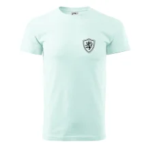 Český lev erb na prsu a na zádech