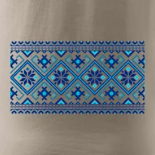 Ukrajinský vzor - modrý