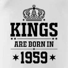Kings are born in 1959 Kings are born in 1959