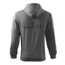 Jesus Saved My Life kříž ekg Jesus Saved My Life kříž ekg