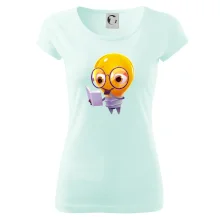 Žárovka přemýšlí nad knihou