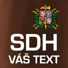 Sbor dobrovolných hasičů - znak bez nápisu + Nápis na zádech