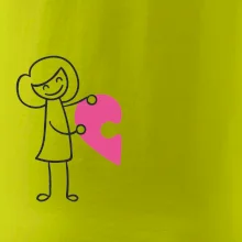 Párová trička puzzle postavička