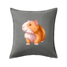 Morče - kreslené, bílo oranžové