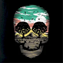 Příroda v lebce barevná