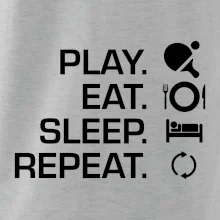 Stolní tenis - eat sleep