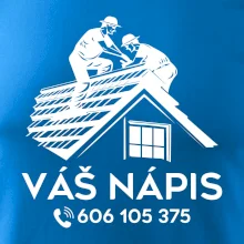 Tričko pro pokrývače - Dva dělníci