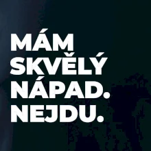 MÁM SKVĚLÝ NÁPAD. NEJDU.