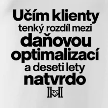 Daňová optimalizace versus deset let natvrdo