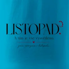 Listopad a tím je vše vysvětleno minimalistický štír