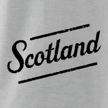 Scotland Vintage nápis Scotland Vintage nápis